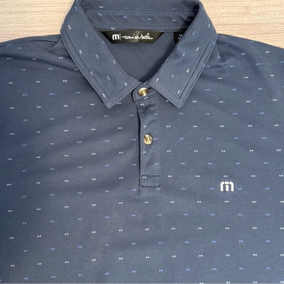 TravisMathew Desert Park Polo Bay Harbor Golf Club Navy Blue M - Picture 6 of 9